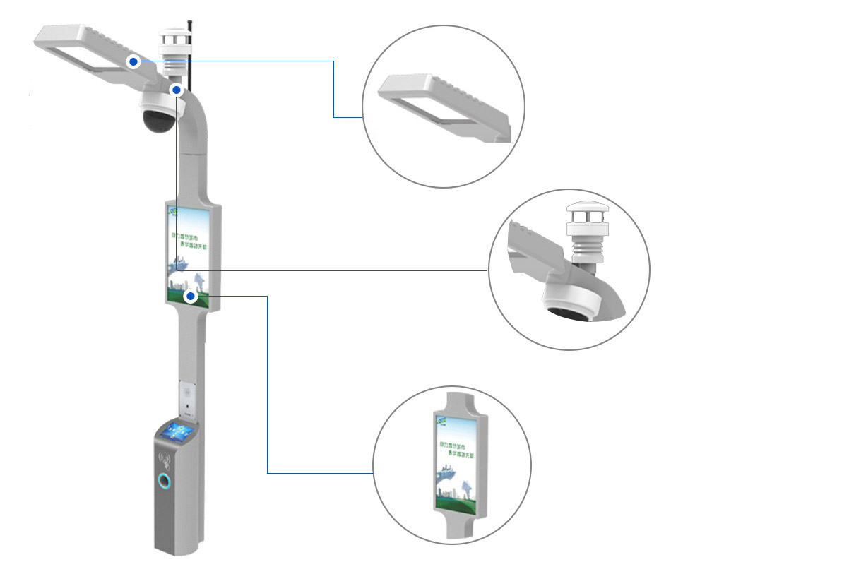 智慧路燈桿產品細節