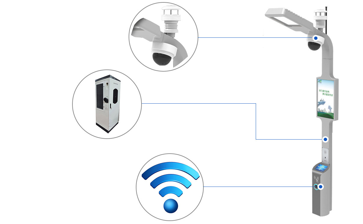 智慧路燈桿產品細節